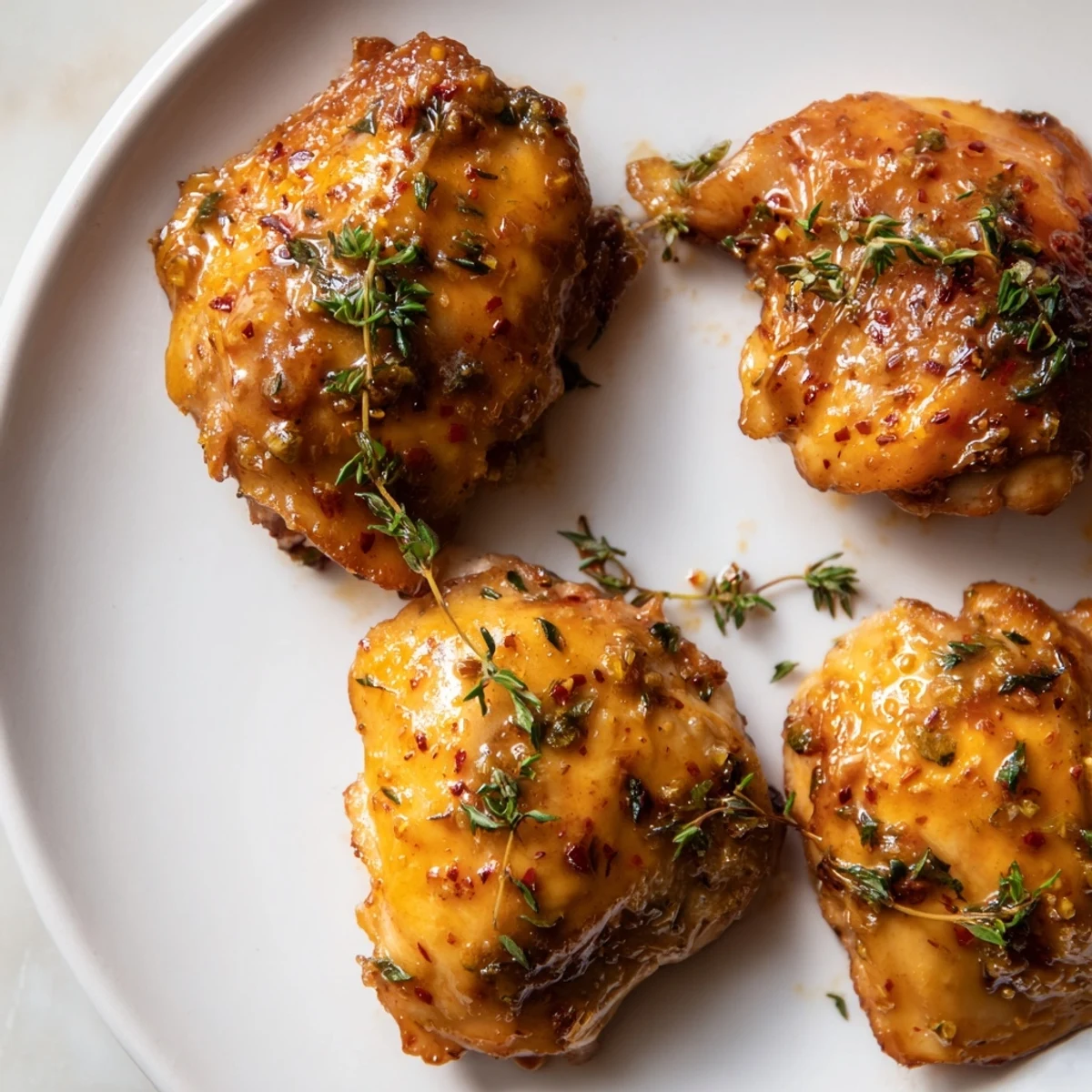 Delicious Bavarian sweet mustard chicken with a honey glaze, ideal with roasted potatoes for dinner.