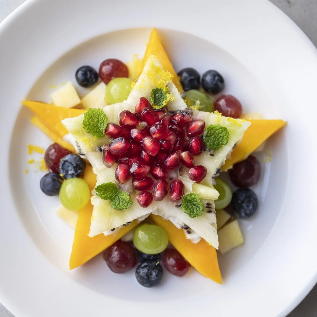 Granatapfel Minze Sternfrucht