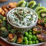 St Patricks grüne Snacks Dips