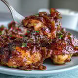 Smothered Huhn mit Zwiebeln