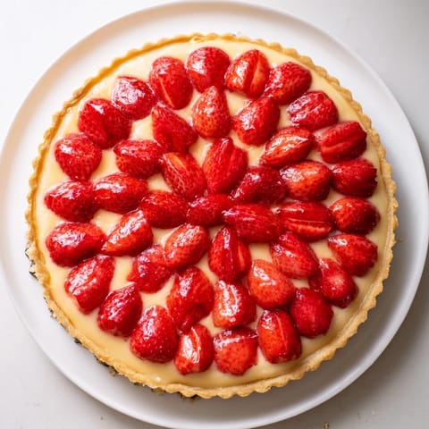 Frische Erdbeer Tarte klassisch