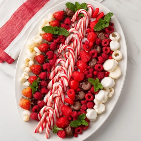 Candy Cane gestreifter Teller