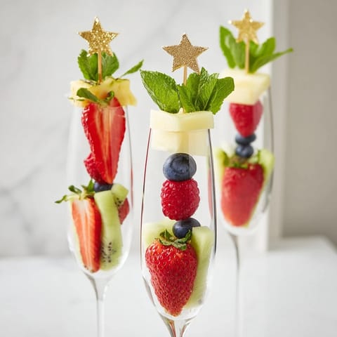 Fruchtgarnitur für Champagner #91