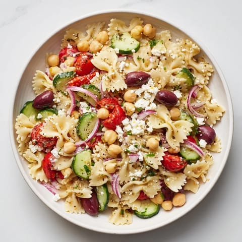 Mediterrane Pasta Salat