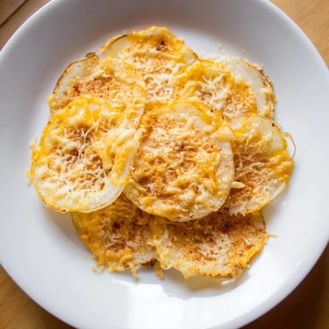 Knusprige Zwiebel Käse Chips