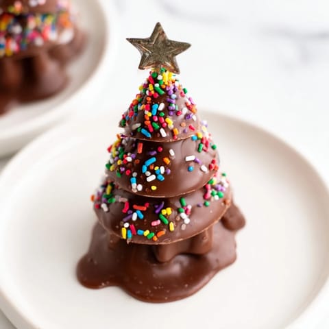 Schokoladen Kinder Weihnachts Bäume