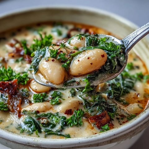 Toscana Weiße Bohnen Spinat