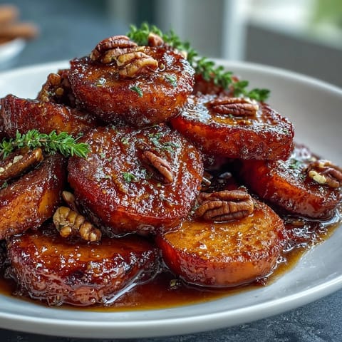 Candied Yams Bourbon Brown Sugar