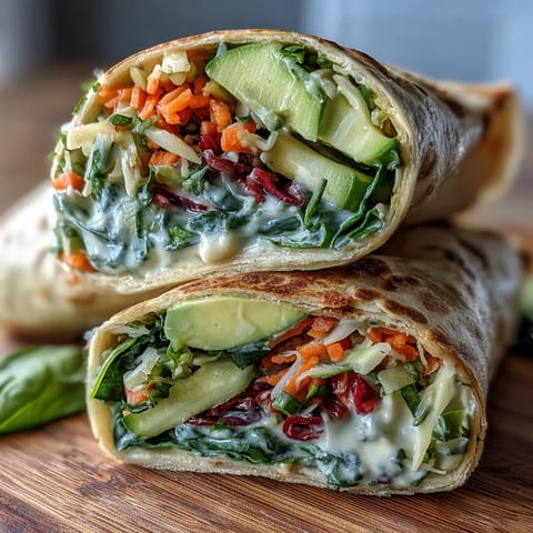 Picnic Veggie Wraps Lemon Aioli