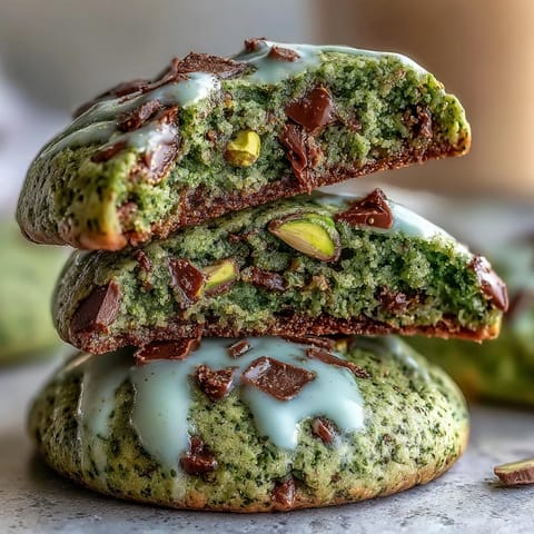 St. Pattys grüne Pistazien Kekse