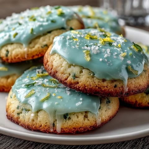 Frühling Lemon Zucker Kekse Pastell