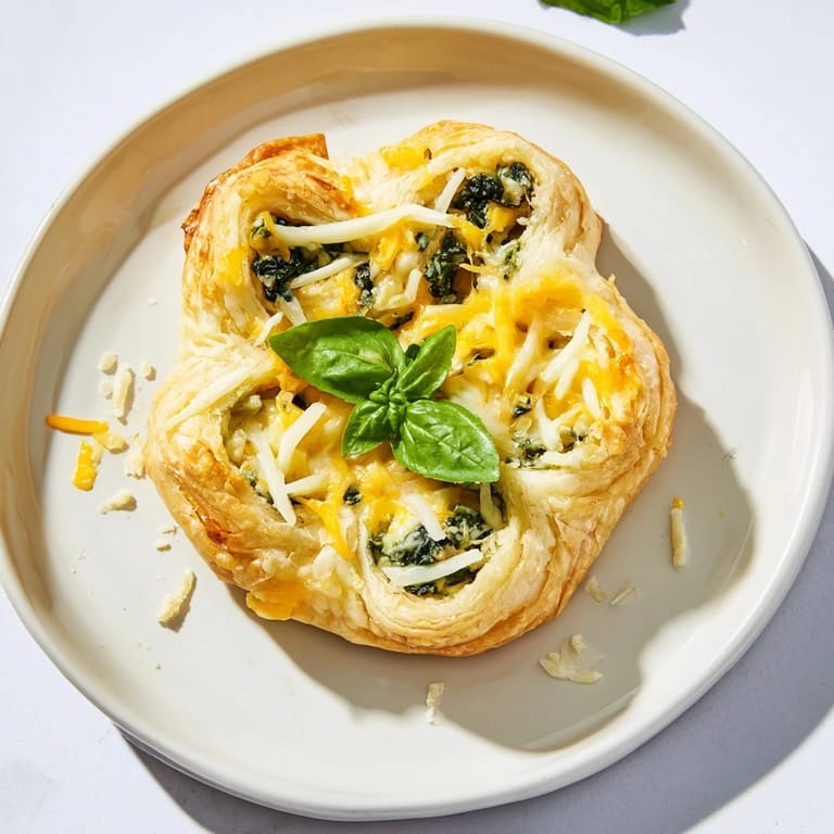 Enjoy the delicious aroma of freshly baked Lucky Clover Bites, perfect for a St. Patrick's Day appetizer.