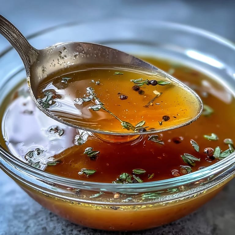 Frisch gekochte klare Gemüsebrühe, ein aromatischer Fond aus gesammelten Gemüseschalen.