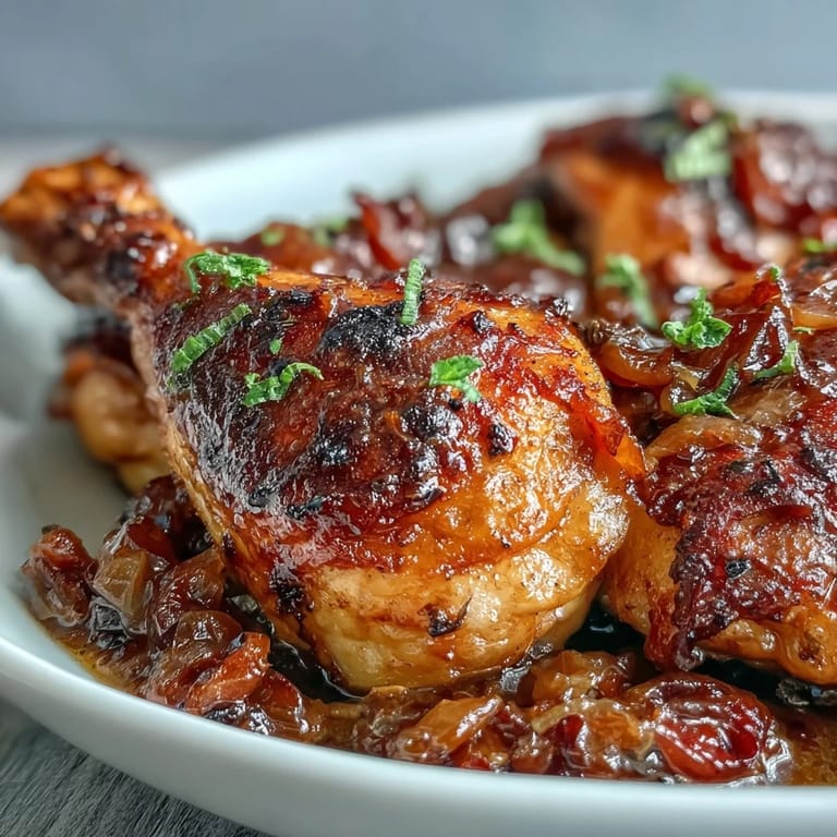 Zartes Hähnchen in goldener Kruste mit cremiger Zwiebelsauce