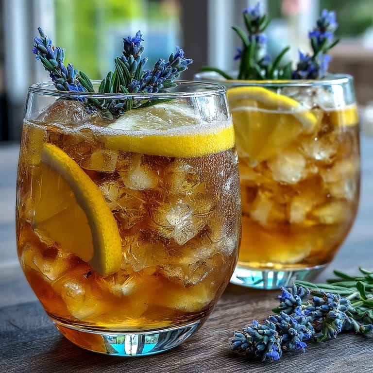 Zitronig-floraler Sommerdrink: selbst gemachter Lavendelsirup trifft auf spritzigen Prosecco und frische Zitronen.