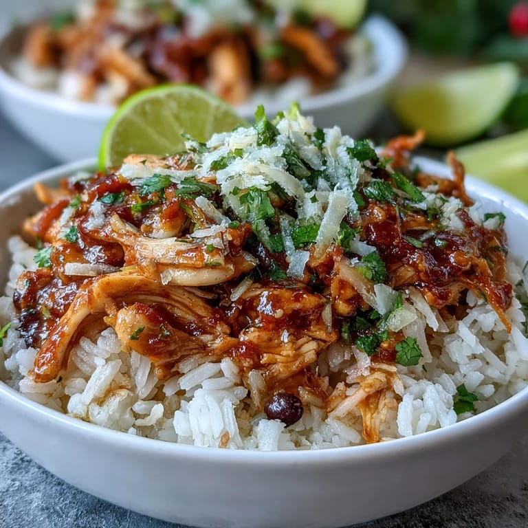 Bunte Salsa-Hühnchen-Bowls mit frischen Toppings und saftigem Hähnchen.